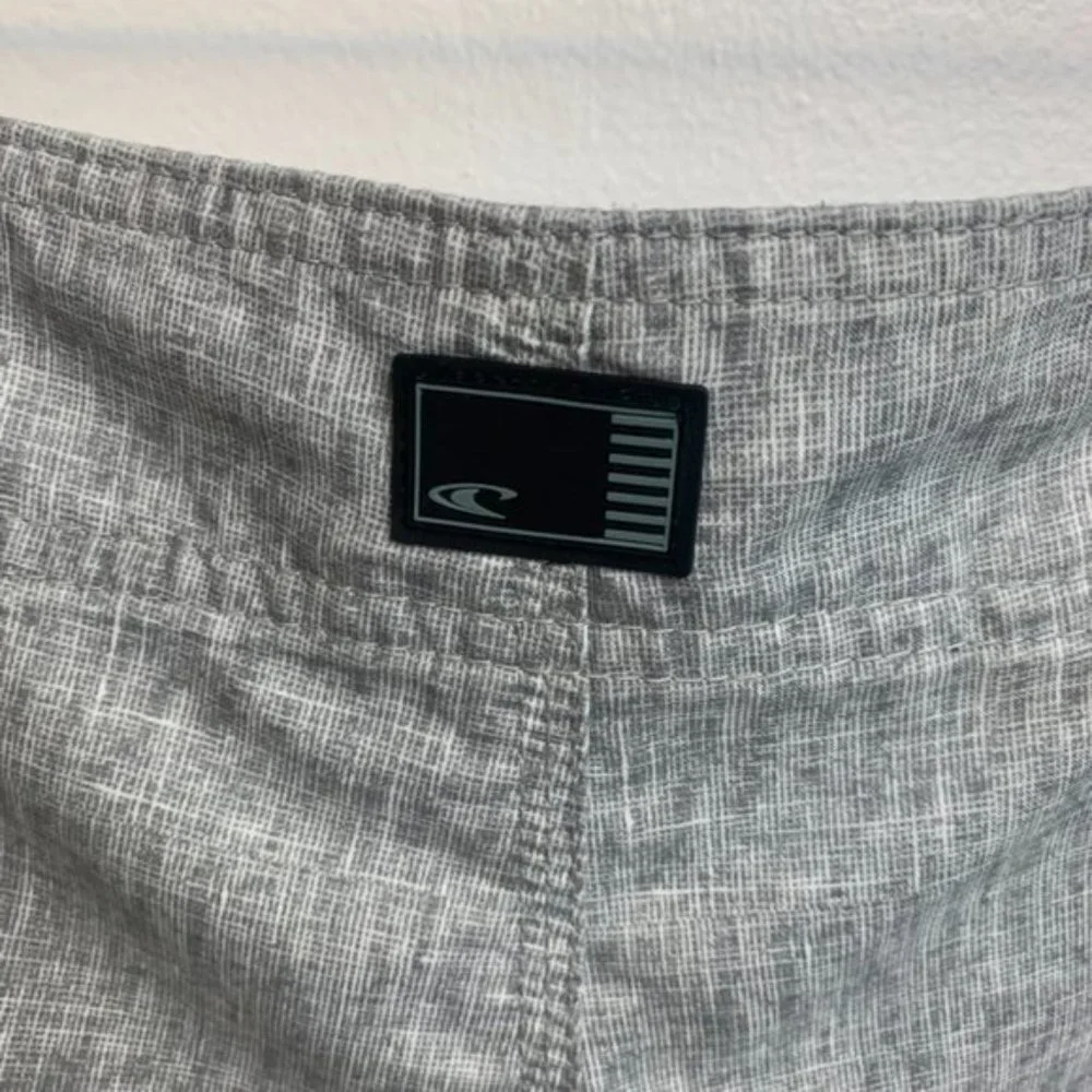 O'Neill Blue, Gray, & White Board Shorts Size 31